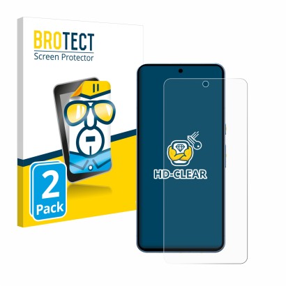 Parte frontal de un envase de producto con el logotipo de la marca BROTECT. Al lado se muestra el dispositivo Google Pixel 8 P