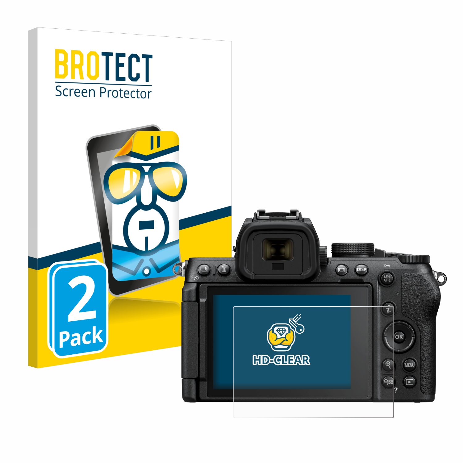 Dipos Displayschutz Matt – 2 Stück, Kompatibel Mit Sony Alpha 6400 – 9H Härte, Anti-Shock