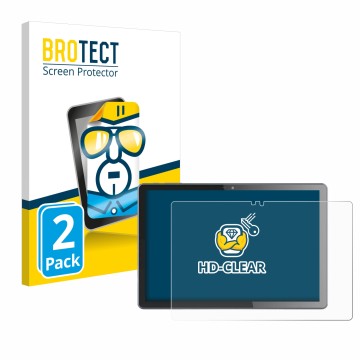 Parte frontal de un envase de producto con el logotipo de la marca BROTECT. Al lado se muestra el dispositivo VALE V10E-LTE co