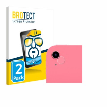 Parte frontal de un envase de producto con el logotipo de la marca BROTECT. Al lado se muestra el dispositivo Apple iPad A16 1