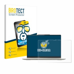 Parte frontal de un envase de producto con el logotipo de la marca BROTECT. Al lado se muestra el dispositivo Lenovo Yoga 7 2-