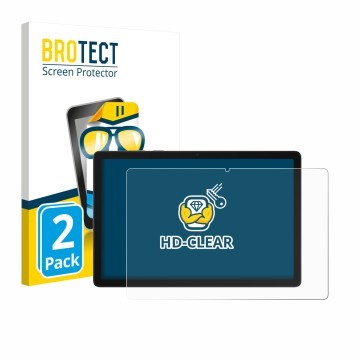 Face avant d’un emballage produit avec le logo de la marque BROTECT. À côté, l’appareil Samsung Galaxy Tab A11 Plus 5G 11