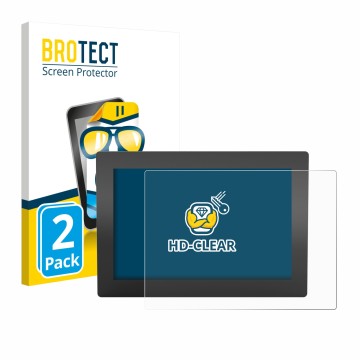 Parte frontale di una confezione del prodotto con il logo del marchio BROTECT. Accanto è raffigurato il dispositivo WAGO Web P