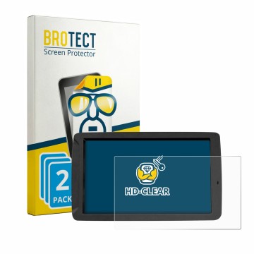 Vorderseite einer Produktverpackung mit dem Markenlogo BROTECT. Daneben ist das Gerät BMW Motorrad Navigator V 5 mit dem zugeh