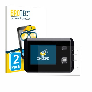 Parte frontale di una confezione del prodotto con il logo del marchio BROTECT. Accanto è raffigurato il dispositivo SkyRC MC50