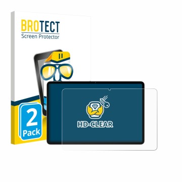 Front side of a product packaging with the brand logo BROTECT. Next to it is the device Blackview Oscal Elite 1 12.1