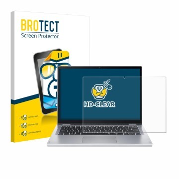 Parte frontale di una confezione del prodotto con il logo del marchio BROTECT. Accanto è raffigurato il dispositivo Acer Aspir