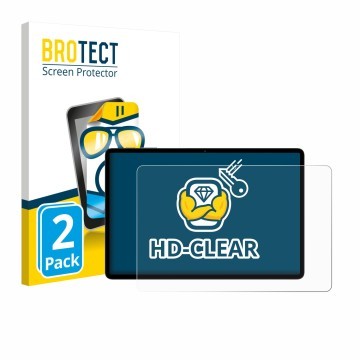 Parte frontale di una confezione del prodotto con il logo del marchio BROTECT. Accanto è raffigurato il dispositivo Teclast P5