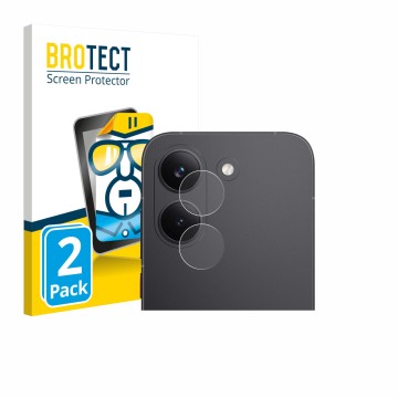 Vorderseite einer Produktverpackung mit dem Markenlogo BROTECT. Daneben ist das Gerät Xiaomi Poco X8 Pro (NUR Kameraschutz) mi