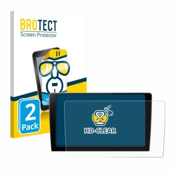 Face avant d’un emballage produit avec le logo de la marque BROTECT. À côté, l’appareil Pioneer SPH-PF97BT est représenté avec