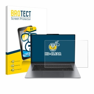 Vorderseite einer Produktverpackung mit dem Markenlogo BROTECT. Daneben ist das Gerät Lenovo ThinkPad X9-15p Gen 1 Aura Editio