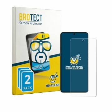 Parte frontal de un envase de producto con el logotipo de la marca BROTECT. Al lado se muestra el dispositivo Vivo X300 Ultra 