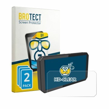 Front side of a product packaging with the brand logo BROTECT. Next to it is the device Innovv N1 Pro 5.99
