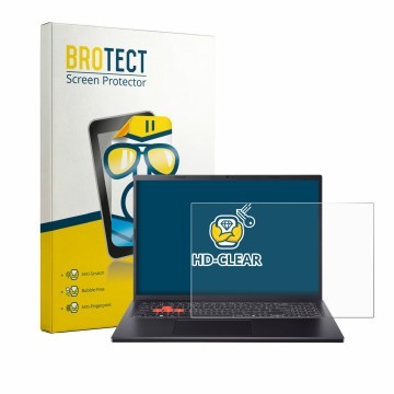 Parte frontal de un envase de producto con el logotipo de la marca BROTECT. Al lado se muestra el dispositivo Acer Nitro Lite 