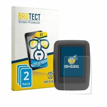 Vorderseite einer Produktverpackung mit dem Markenlogo BROTECT. Daneben ist das Gerät Ananda D16 TFT-Display mit dem zugehörig