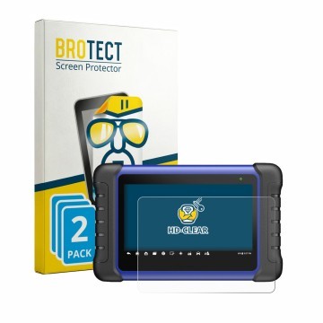 Vorderseite einer Produktverpackung mit dem Markenlogo BROTECT. Daneben ist das Gerät Autel MaxiIM IM508S mit dem zugehörigen 