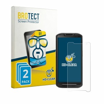Parte frontale di una confezione del prodotto con il logo del marchio BROTECT. Accanto è raffigurato il dispositivo Point Mobi