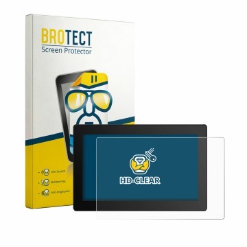 Vorderseite einer Produktverpackung mit dem Markenlogo BROTECT. Daneben ist das Gerät Gaomon PD1621 mit dem zugehörigen Displa