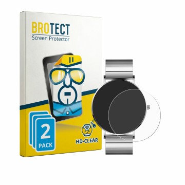Parte frontale di una confezione del prodotto con il logo del marchio BROTECT. Accanto è raffigurato il dispositivo Xcoast Min