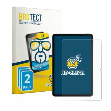 Vorderseite einer Produktverpackung mit dem Markenlogo BROTECT. Daneben ist das Gerät Xiaomi Redmi Pad 2 9.7 mit dem zugehörig