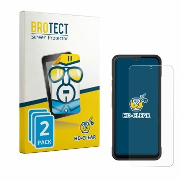Parte frontale di una confezione del prodotto con il logo del marchio BROTECT. Accanto è raffigurato il dispositivo iMin Swift