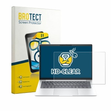 Front side of a product packaging with the brand logo BROTECT. Next to it is the device HP EliteBook 8 G2a 14