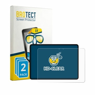 Vorderseite einer Produktverpackung mit dem Markenlogo BROTECT. Daneben ist das Gerät Oppo Pad 5 Pro mit dem zugehörigen Displ