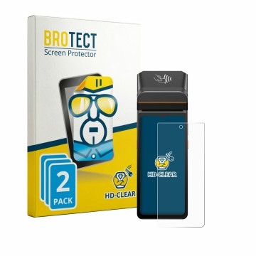 Parte frontal de un envase de producto con el logotipo de la marca BROTECT. Al lado se muestra el dispositivo Brainsport myPAD