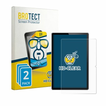 Vorderseite einer Produktverpackung mit dem Markenlogo BROTECT. Daneben ist das Gerät Simplori T18 mit dem zugehörigen Display