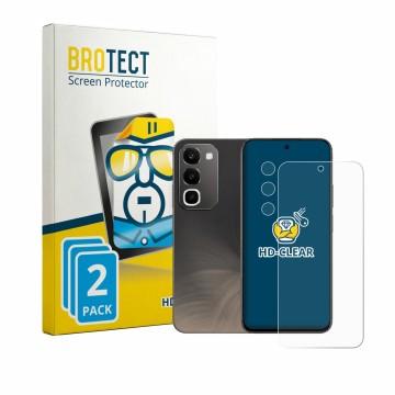 Parte frontale di una confezione del prodotto con il logo del marchio BROTECT. Accanto è raffigurato il dispositivo realme C10