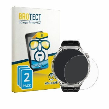 Face avant d’un emballage produit avec le logo de la marque BROTECT. À côté, l’appareil Amazfit Balance 3 est représenté avec 