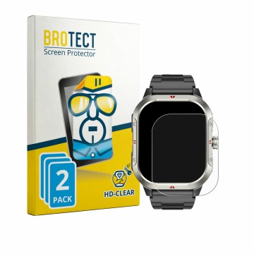 Face avant d’un emballage produit avec le logo de la marque BROTECT. À côté, l’appareil Jugeman V10 2.06
