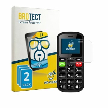 Face avant d’un emballage produit avec le logo de la marque BROTECT. À côté, l’appareil artfone CS181 est représenté avec la p