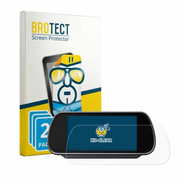 Parte frontale di una confezione del prodotto con il logo del marchio BROTECT. Accanto è raffigurato il dispositivo Falcon Mir