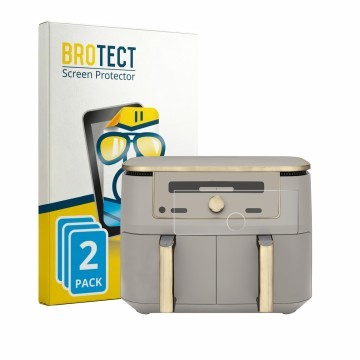 Parte frontal de un envase de producto con el logotipo de la marca BROTECT. Al lado se muestra el dispositivo Ninja Max 6-in-1