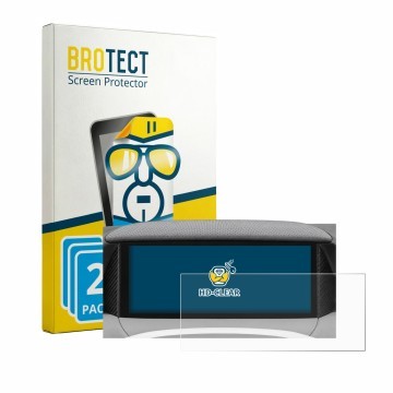 Parte frontal de un envase de producto con el logotipo de la marca BROTECT. Al lado se muestra el dispositivo MG S5 EV ZS3E 20