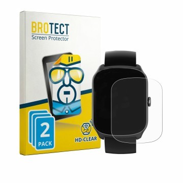 Front side of a product packaging with the brand logo BROTECT. Next to it is the device STECEi S36 1.95
