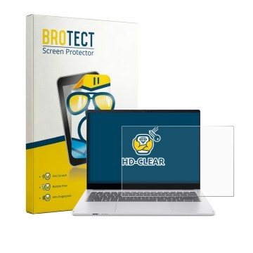 Face avant d’un emballage produit avec le logo de la marque BROTECT. À côté, l’appareil Acer Swift Spin 14 AI est représenté a