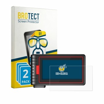 Parte frontal de un envase de producto con el logotipo de la marca BROTECT. Al lado se muestra el dispositivo KINGBOLEN S6 con
