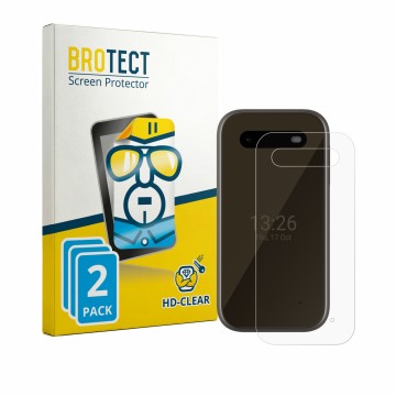 Parte frontale di una confezione del prodotto con il logo del marchio BROTECT. Accanto è raffigurato il dispositivo HMD 2660 F