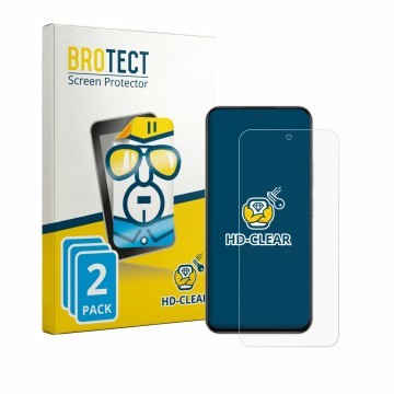 Vorderseite einer Produktverpackung mit dem Markenlogo BROTECT. Daneben ist das Gerät realme Narzo 100x mit dem zugehörigen Di