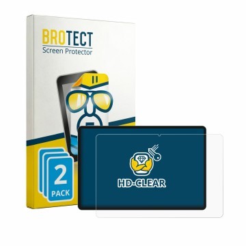 Front side of a product packaging with the brand logo BROTECT. Next to it is the device Teclast P50 2026 shown with the corres