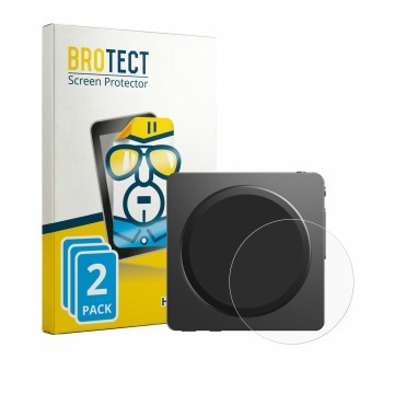 Parte frontale di una confezione del prodotto con il logo del marchio BROTECT. Accanto è raffigurato il dispositivo FiiO SnowS