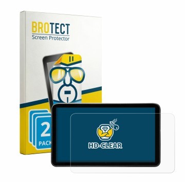 Parte frontale di una confezione del prodotto con il logo del marchio BROTECT. Accanto è raffigurato il dispositivo Portkeys L