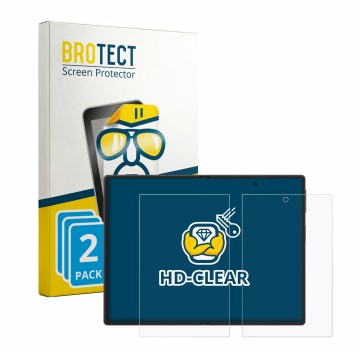 Face avant d’un emballage produit avec le logo de la marque BROTECT. À côté, l’appareil Samsung Galaxy Z Fold 8 (Affichage int