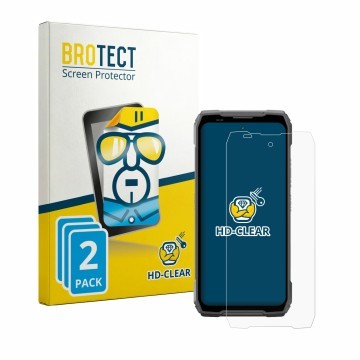 Vorderseite einer Produktverpackung mit dem Markenlogo BROTECT. Daneben ist das Gerät Blackview Xplore 6 mit dem zugehörigen D