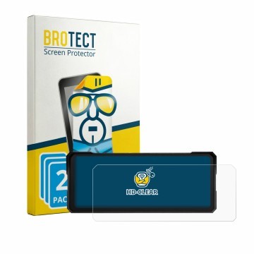 Face avant d’un emballage produit avec le logo de la marque BROTECT. À côté, l’appareil Jansite MT36 8.1