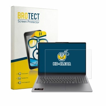 Face avant d’un emballage produit avec le logo de la marque BROTECT. À côté, l’appareil Lenovo IdeaPad Slim 5a Gen 11 16