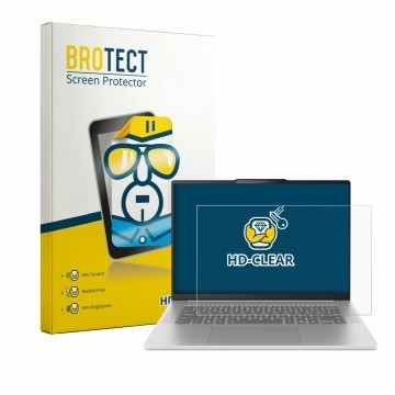 Face avant d’un emballage produit avec le logo de la marque BROTECT. À côté, l’appareil Lenovo IdeaPad Slim 5 15ARP10 15.1