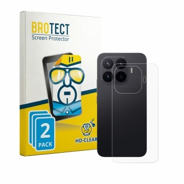 Parte frontal de un envase de producto con el logotipo de la marca BROTECT. Al lado se muestra el dispositivo Xiaomi 17T Pro (